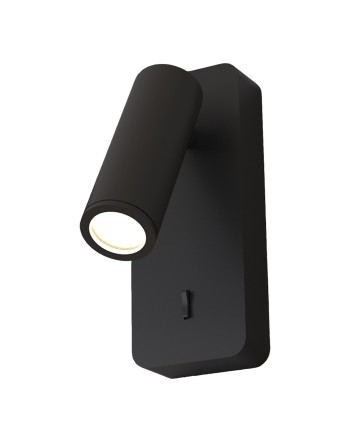 NOTTE * APLIQUE LECTOR MINI GU10 - NEGRO